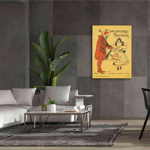Image of 'The Love Adventures Of Al-Mansur (1895)' by Epic Portfolio, Giclee Canvas Wall Art,40x54