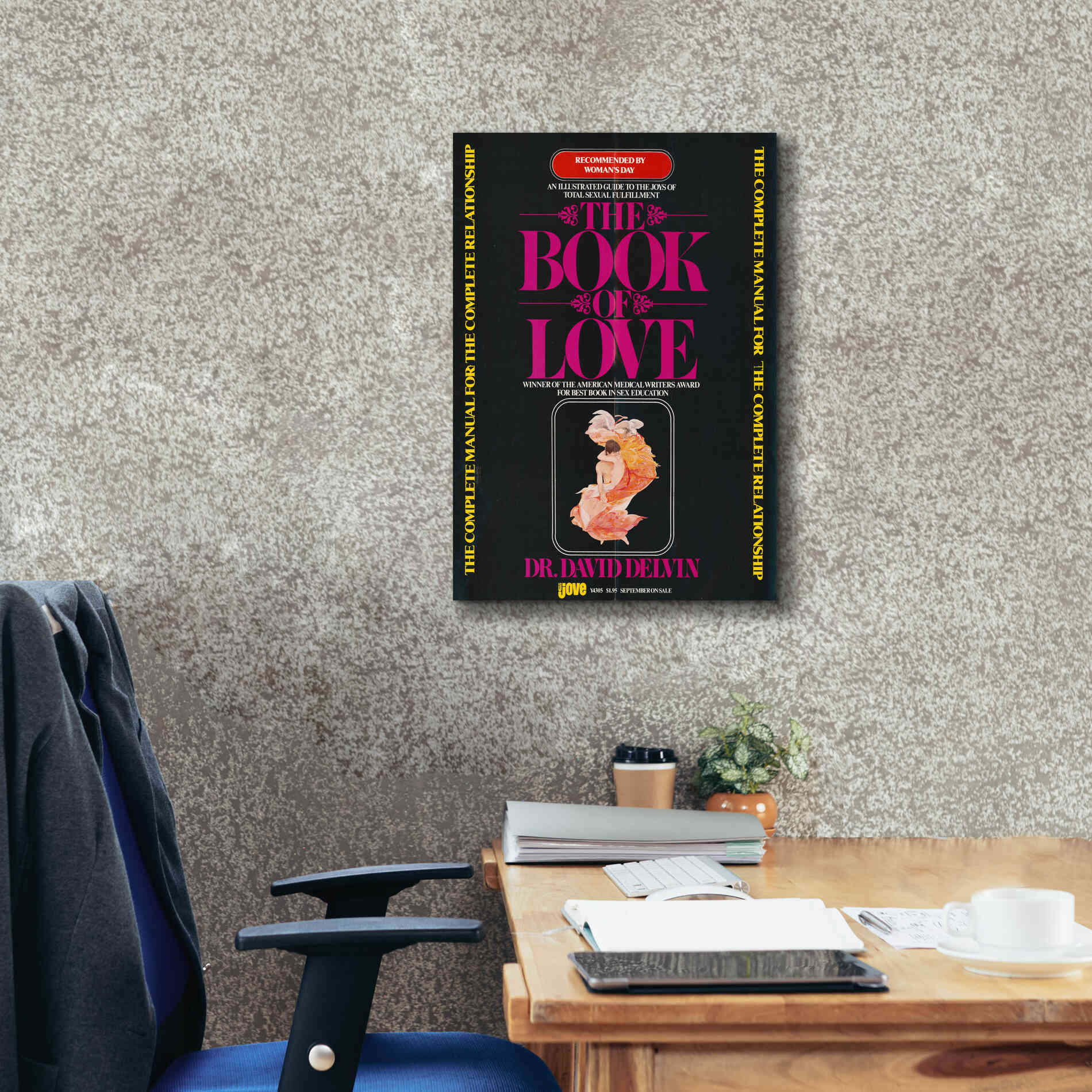 'The Book Of Love (1977)' by Epic Portfolio, Giclee Canvas Wall Art,18x26