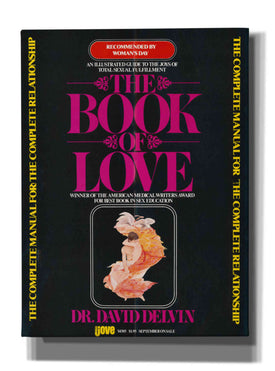 'The Book Of Love (1977)' by Epic Portfolio, Giclee Canvas Wall Art