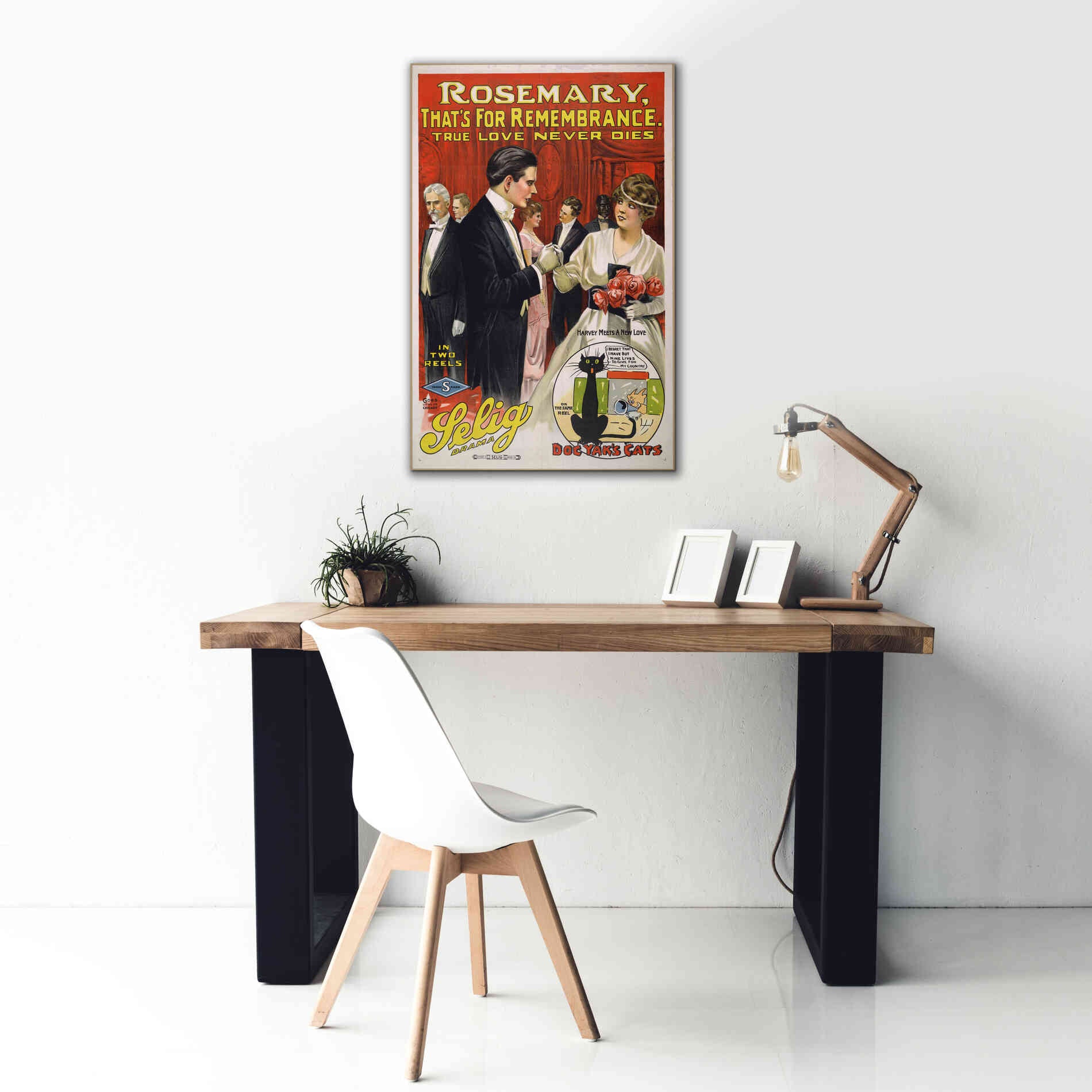 'Rosemary, That’S For Remembrance (1914)' by Epic Portfolio, Giclee Canvas Wall Art,26x40