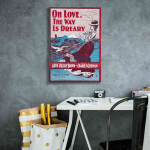 'Oh Love, The Way Is Dreary (1901)' by Epic Portfolio, Giclee Canvas Wall Art,18x26