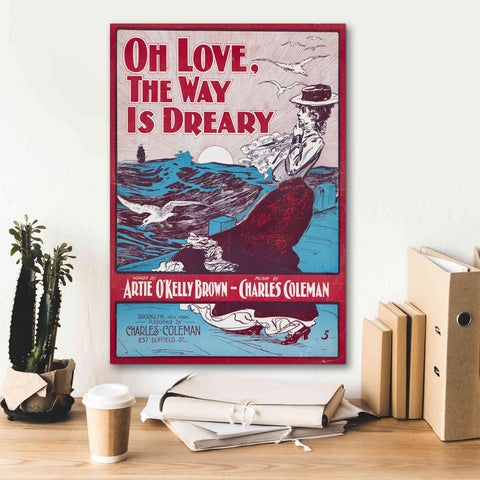 Image of 'Oh Love, The Way Is Dreary (1901)' by Epic Portfolio, Giclee Canvas Wall Art,18x26