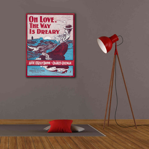 Image of 'Oh Love, The Way Is Dreary (1901)' by Epic Portfolio, Giclee Canvas Wall Art,26x34