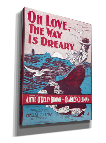 Image of 'Oh Love, The Way Is Dreary (1901)' by Epic Portfolio, Giclee Canvas Wall Art