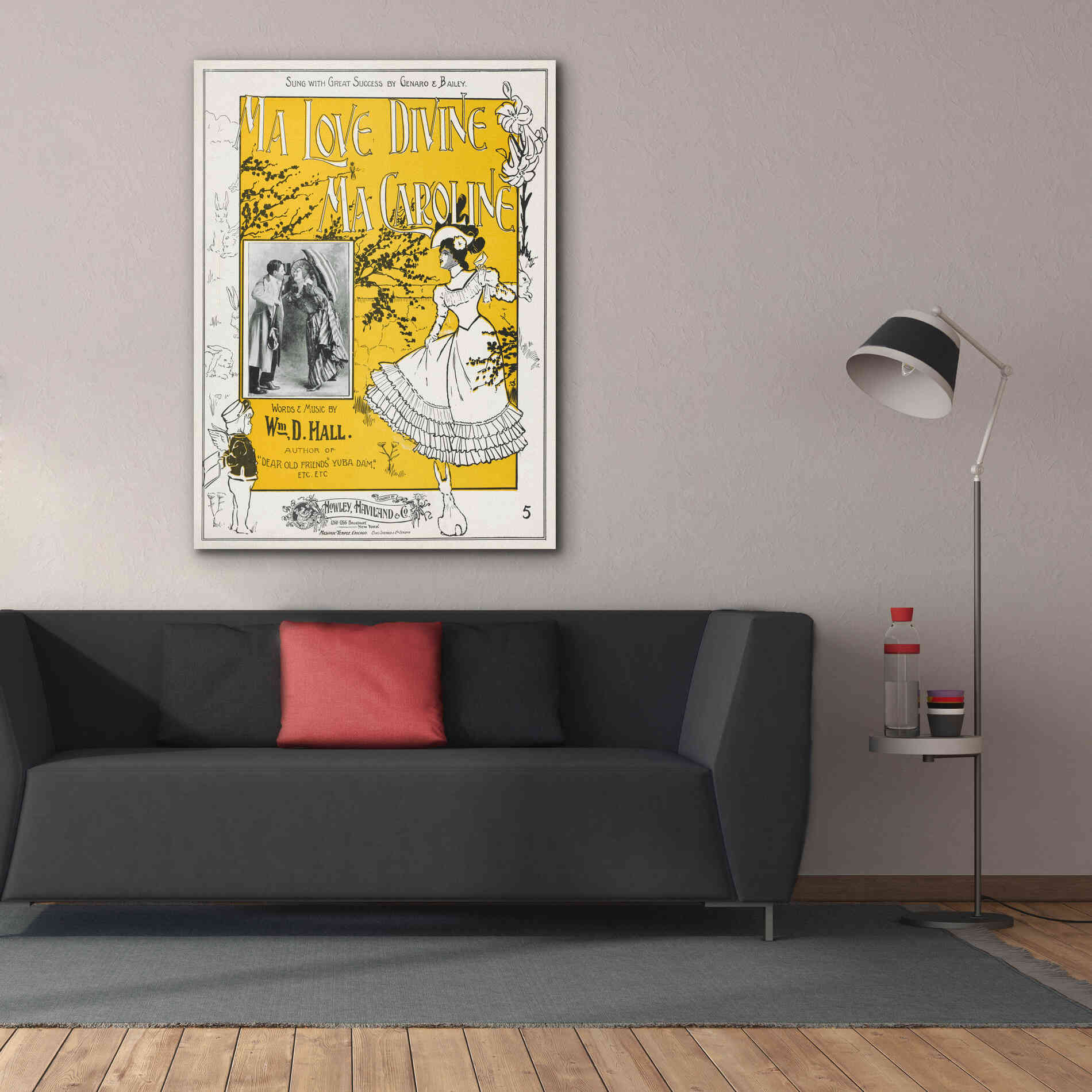 'Ma Love Divine, Ma Caroline (1899)' by Epic Portfolio, Giclee Canvas Wall Art,40x54