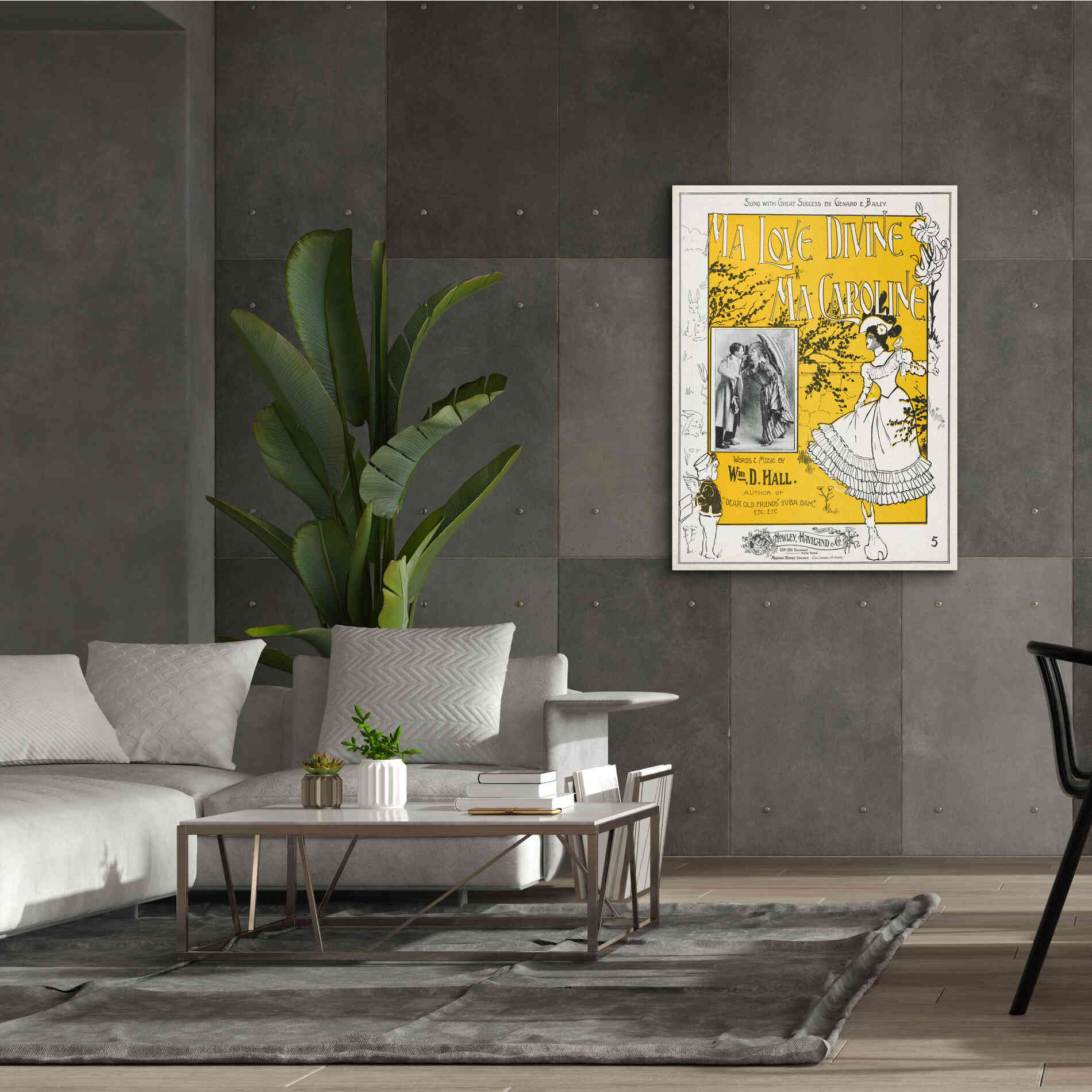 'Ma Love Divine, Ma Caroline (1899)' by Epic Portfolio, Giclee Canvas Wall Art,40x54