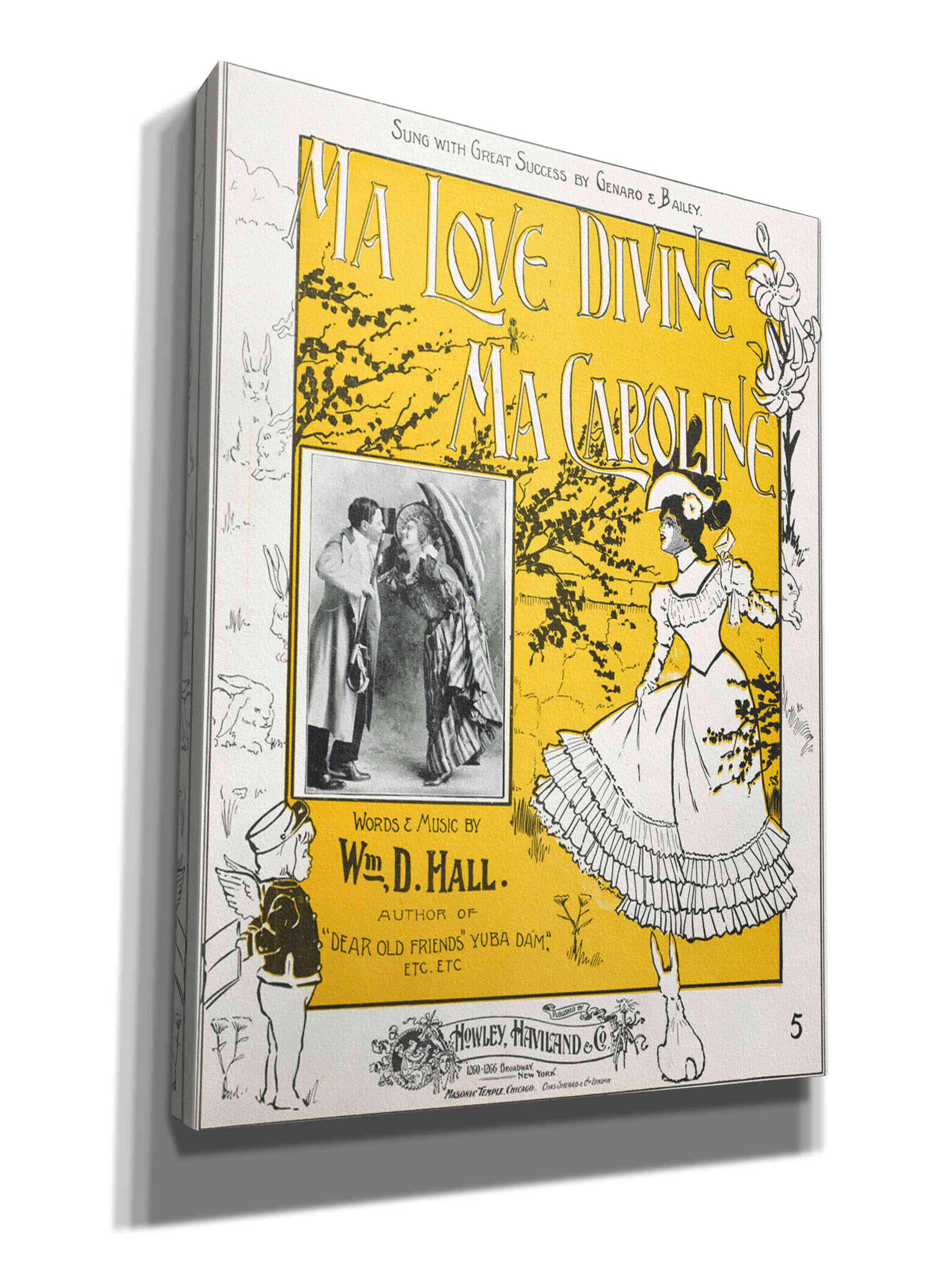 'Ma Love Divine, Ma Caroline (1899)' by Epic Portfolio, Giclee Canvas Wall Art