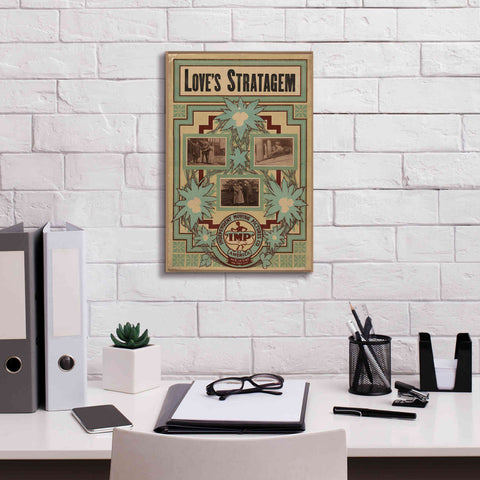 Image of 'Love’S Stratagem (1909)' by Epic Portfolio, Giclee Canvas Wall Art,12x18
