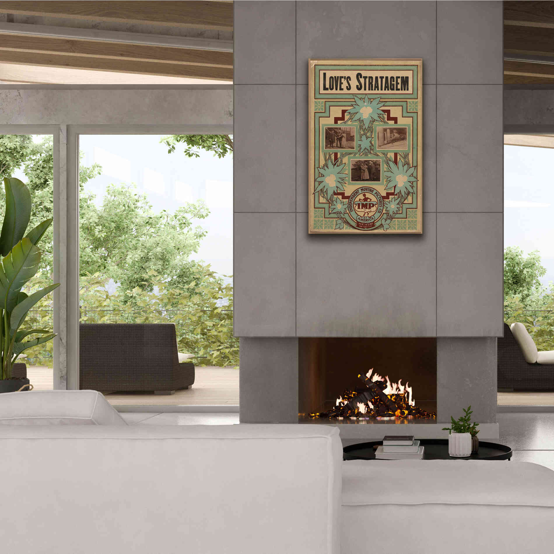 'Love’S Stratagem (1909)' by Epic Portfolio, Giclee Canvas Wall Art,26x40