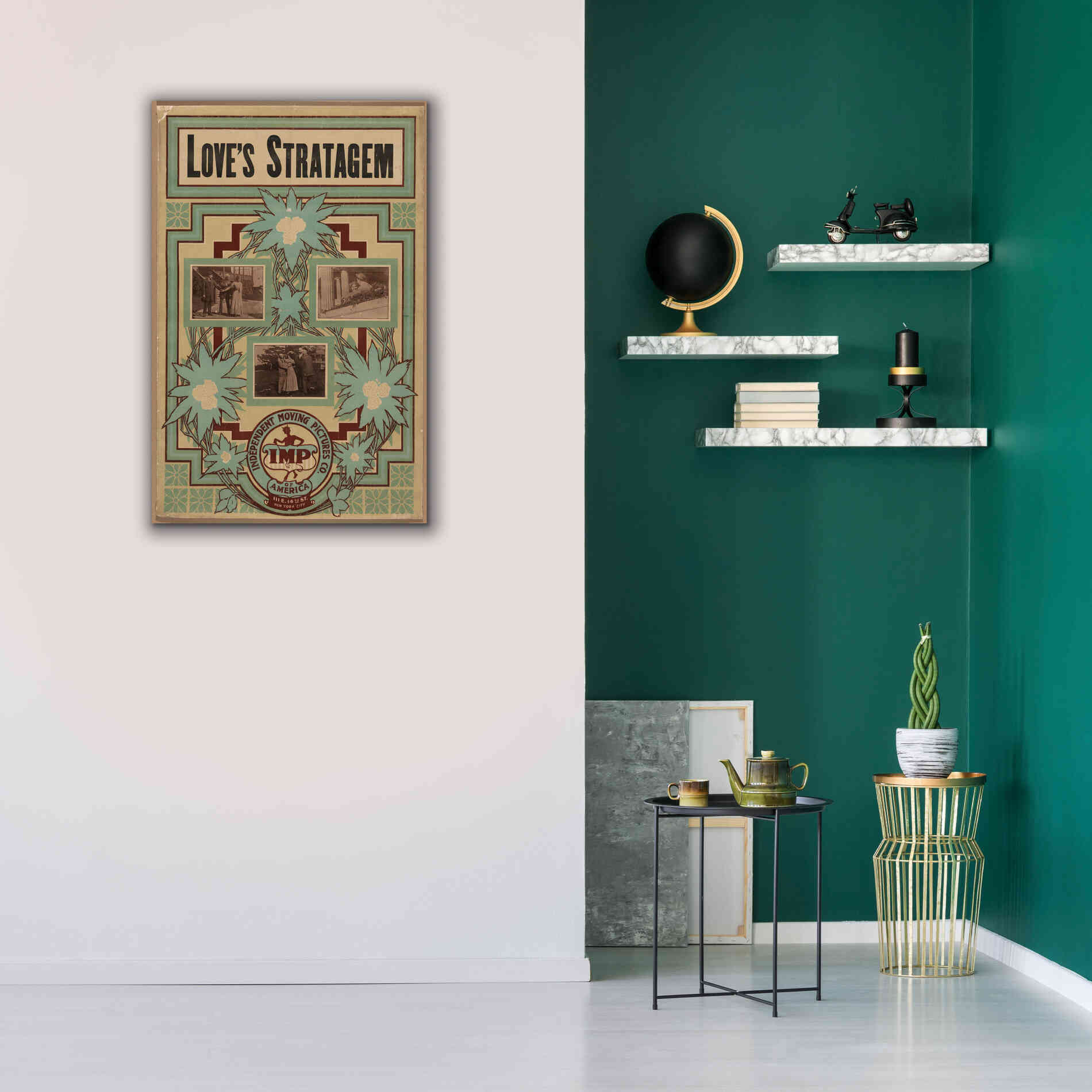 'Love’S Stratagem (1909)' by Epic Portfolio, Giclee Canvas Wall Art,26x40