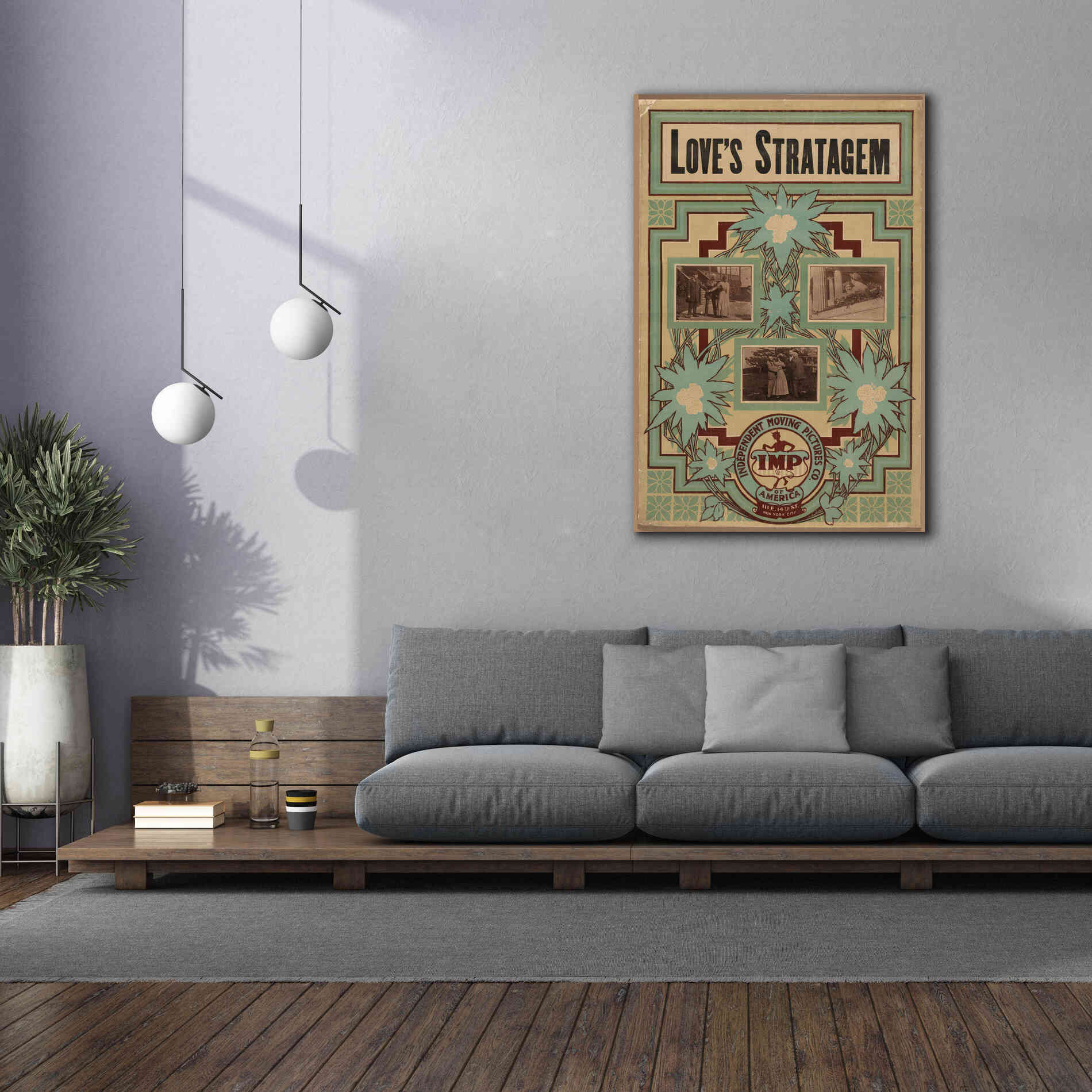 'Love’S Stratagem (1909)' by Epic Portfolio, Giclee Canvas Wall Art,40x60