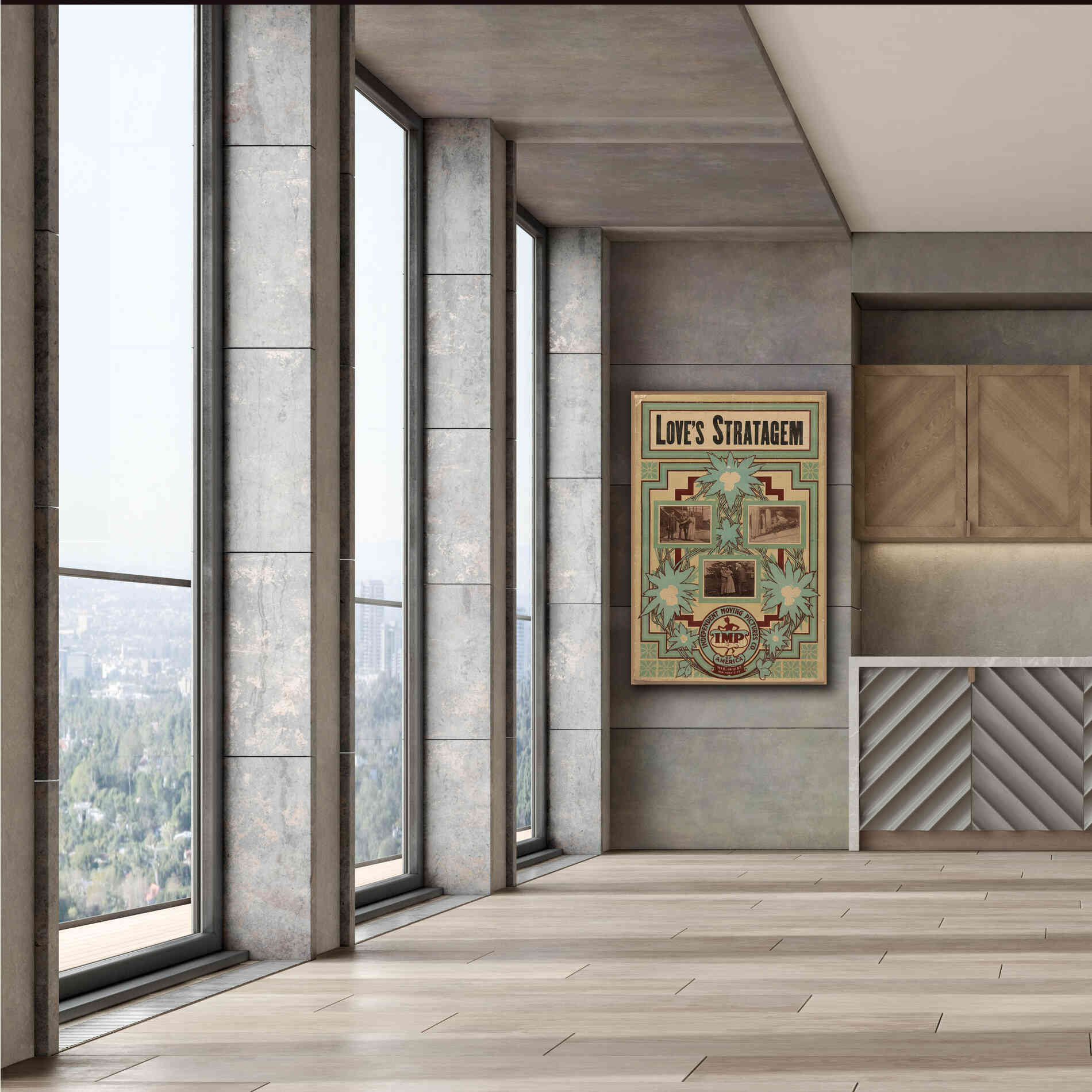 'Love’S Stratagem (1909)' by Epic Portfolio, Giclee Canvas Wall Art,40x60
