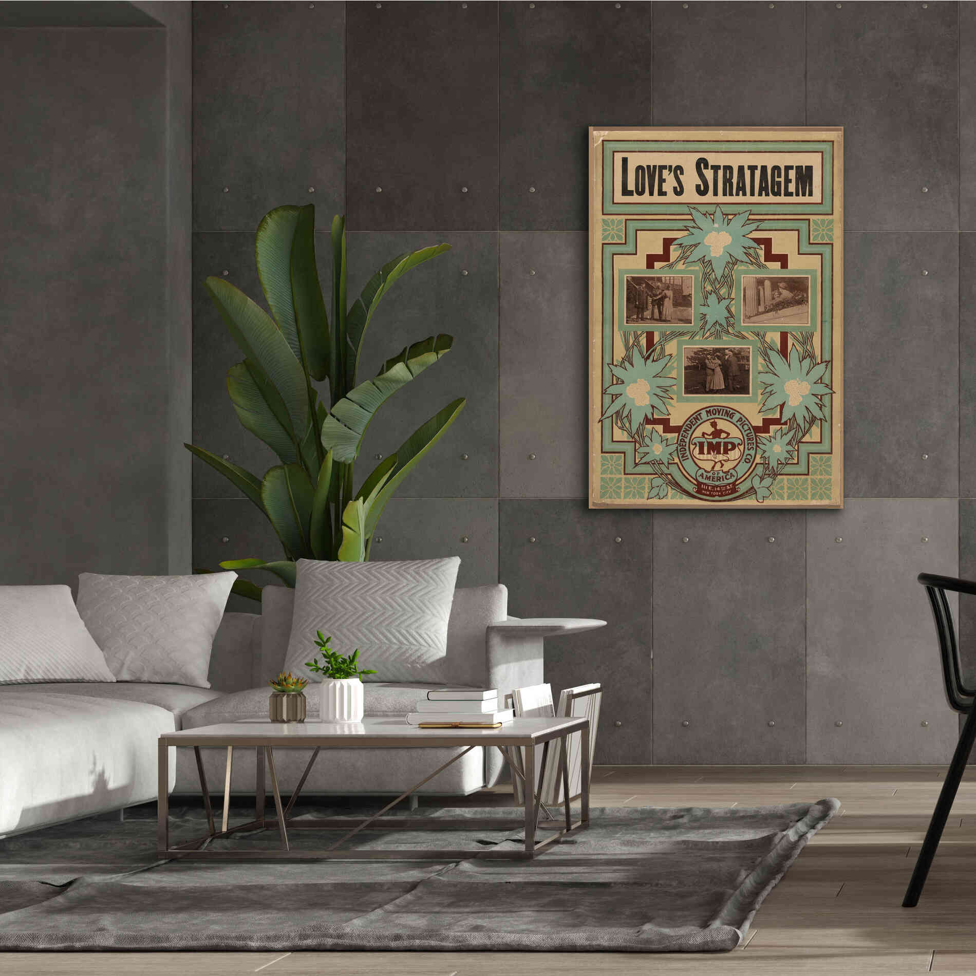 'Love’S Stratagem (1909)' by Epic Portfolio, Giclee Canvas Wall Art,40x60