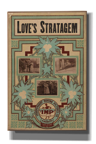 Image of 'Love’S Stratagem (1909)' by Epic Portfolio, Giclee Canvas Wall Art