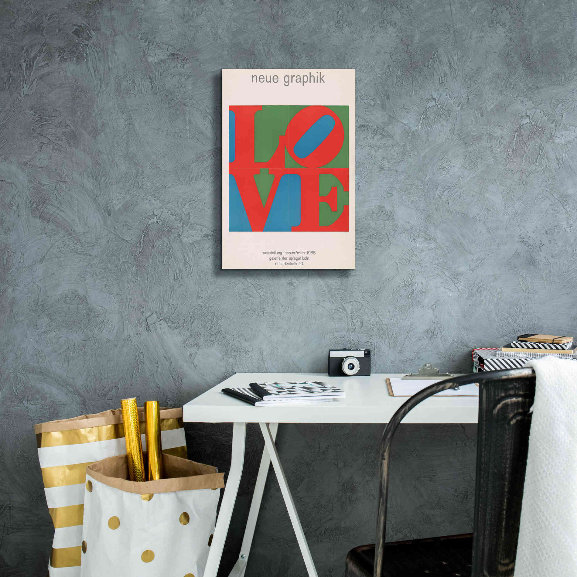'Love. Neue Graphik (1968)' by Epic Portfolio, Giclee Canvas Wall Art,12x18