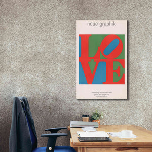 'Love. Neue Graphik (1968)' by Epic Portfolio, Giclee Canvas Wall Art,26x40
