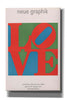 'Love. Neue Graphik (1968)' by Epic Portfolio, Giclee Canvas Wall Art