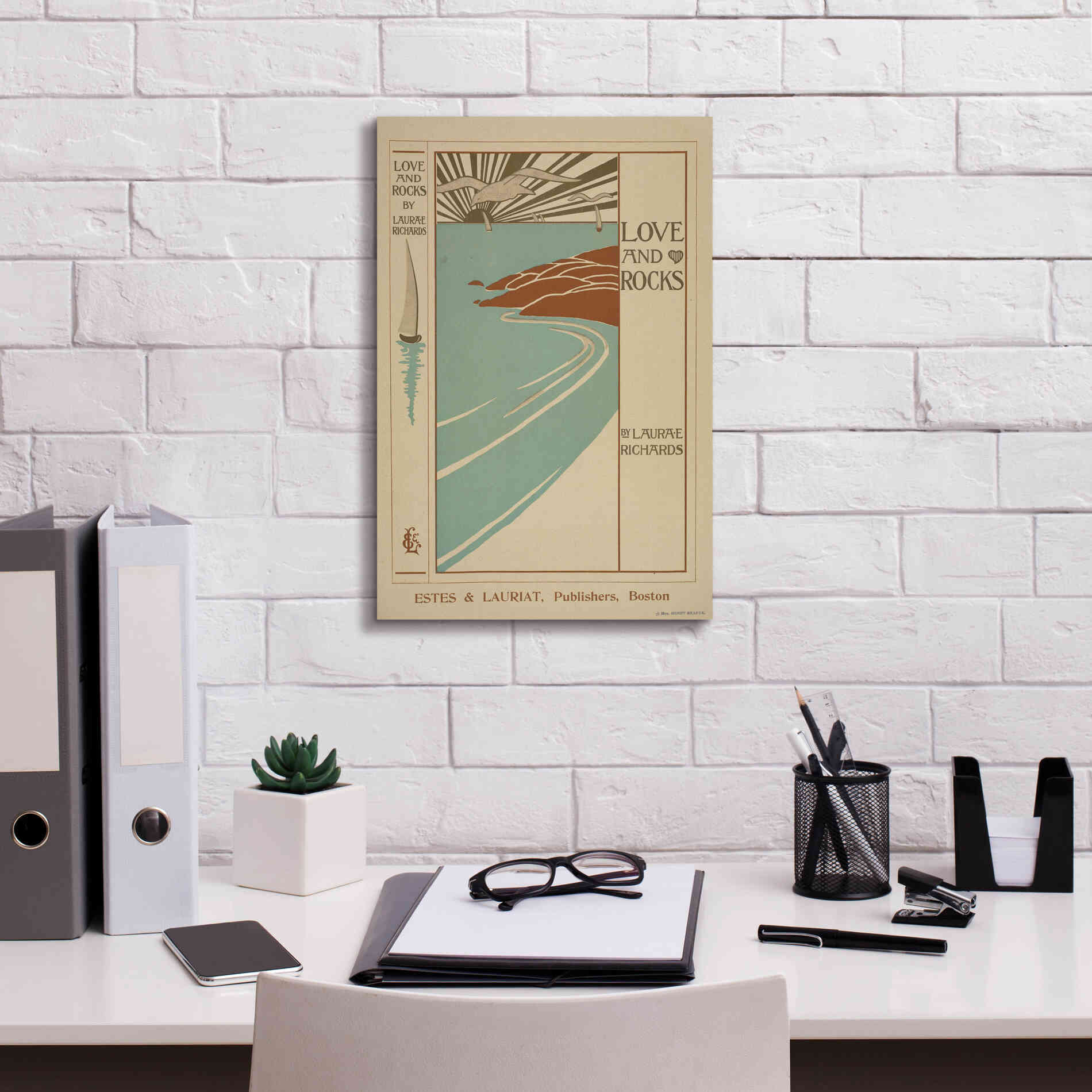 'Love And Rocks (1895 - 1917)' by Epic Portfolio, Giclee Canvas Wall Art,12x18