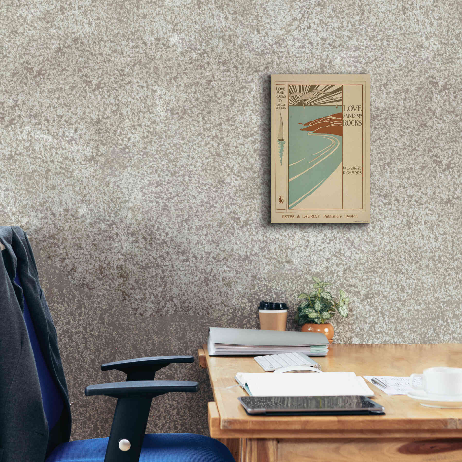 'Love And Rocks (1895 - 1917)' by Epic Portfolio, Giclee Canvas Wall Art,12x18