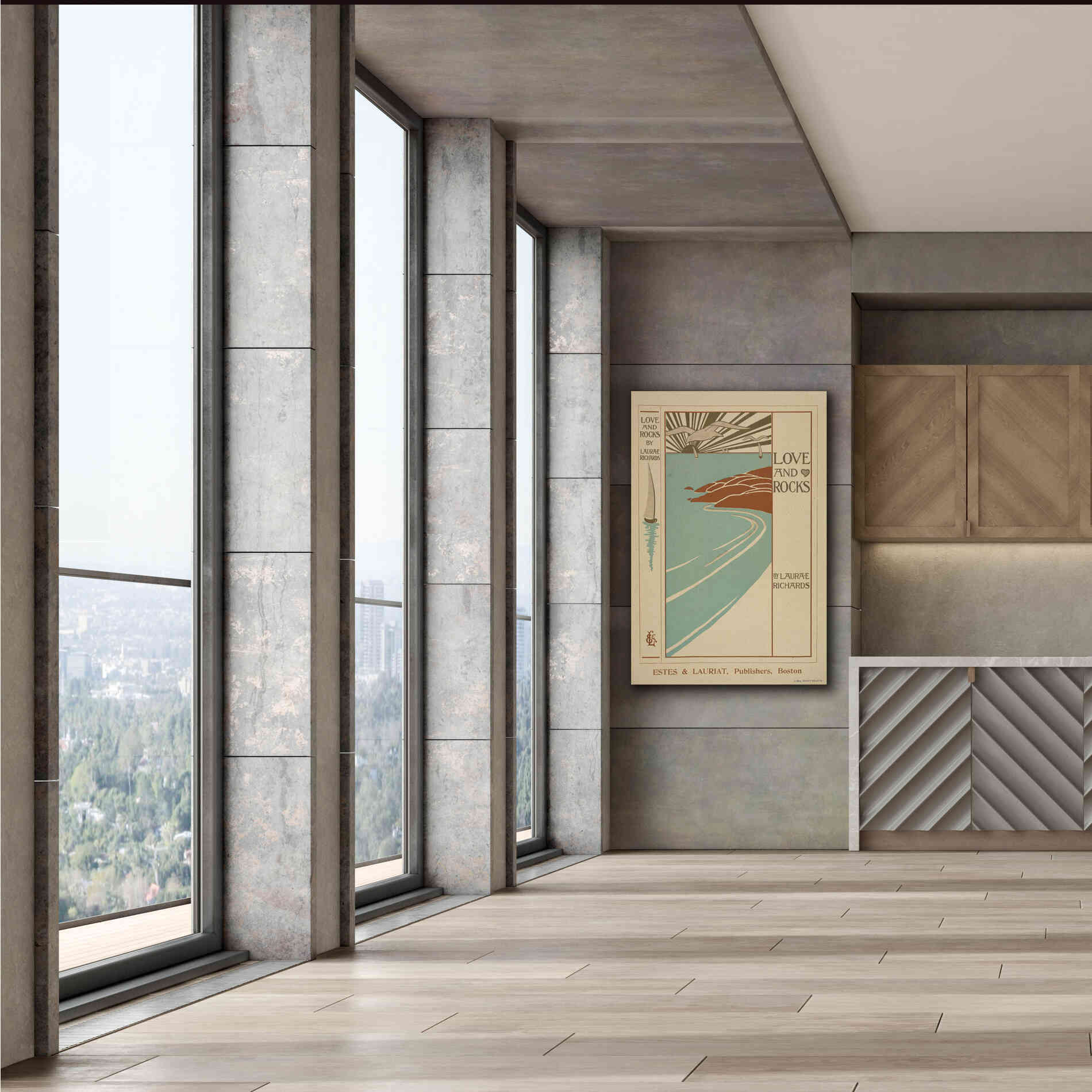 'Love And Rocks (1895 - 1917)' by Epic Portfolio, Giclee Canvas Wall Art,40x60