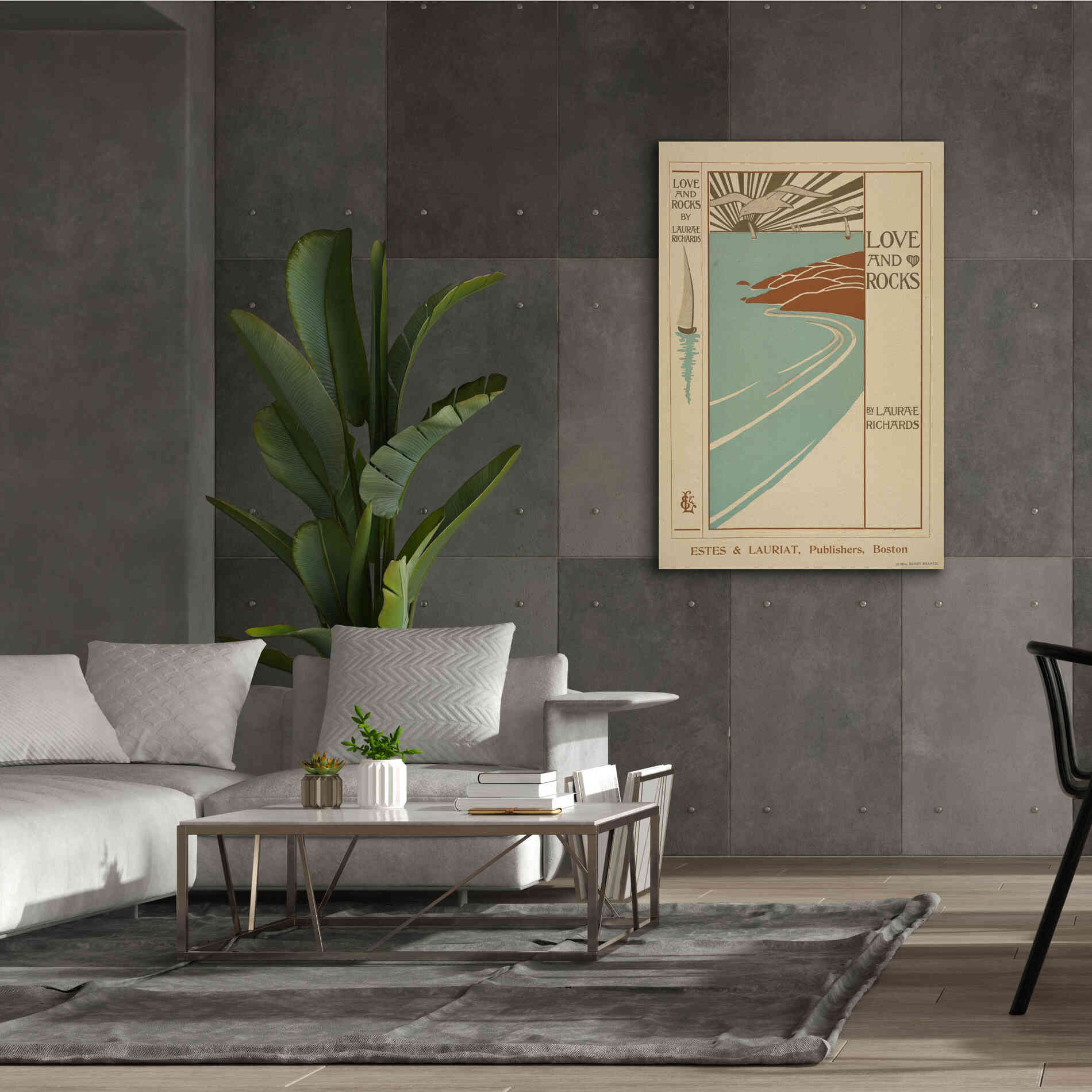 'Love And Rocks (1895 - 1917)' by Epic Portfolio, Giclee Canvas Wall Art,40x60