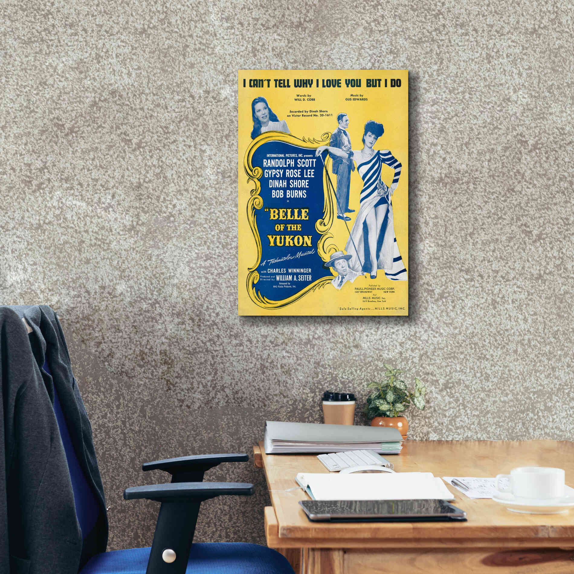 'I Can’T Tell Why I Love You, But I Do (1900)' by Epic Portfolio, Giclee Canvas Wall Art,18x26