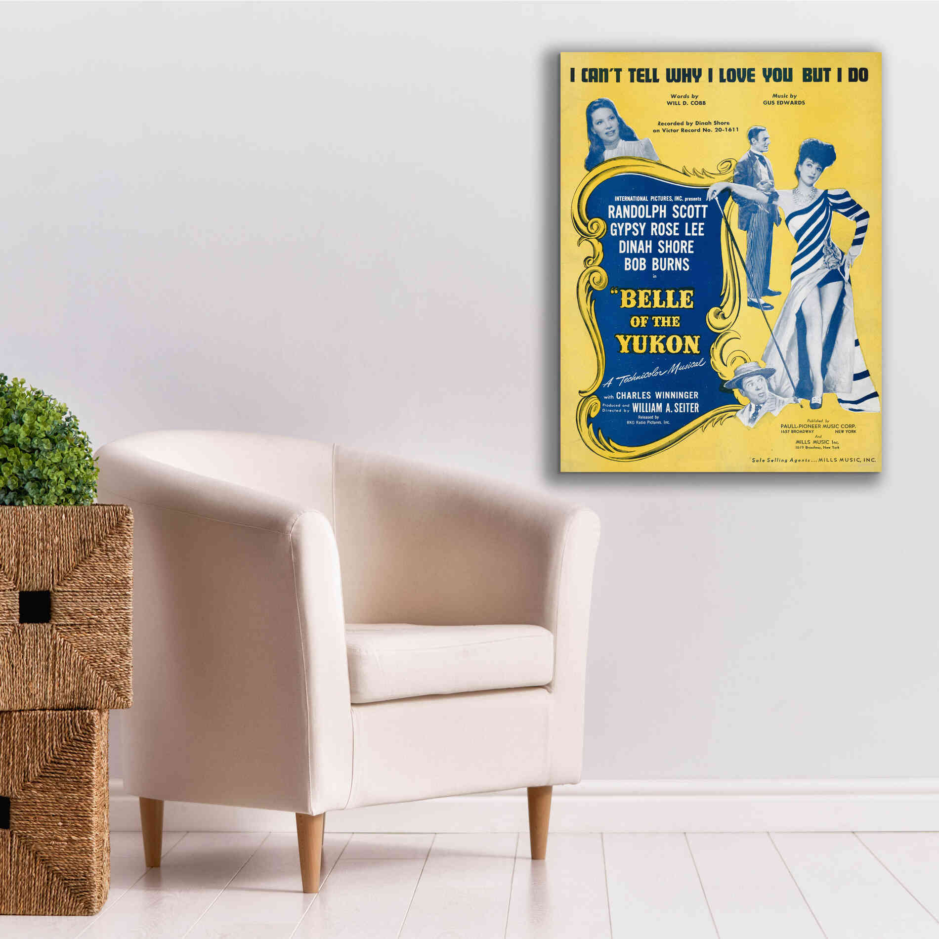 'I Can’T Tell Why I Love You, But I Do (1900)' by Epic Portfolio, Giclee Canvas Wall Art,26x34