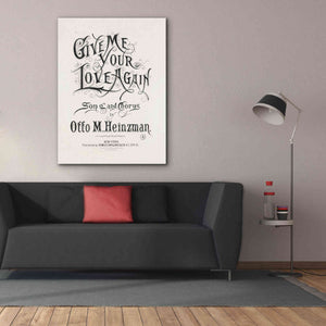 'Give Me Your Love Again (1893)' by Epic Portfolio, Giclee Canvas Wall Art,40x54