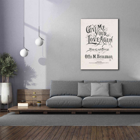 Image of 'Give Me Your Love Again (1893)' by Epic Portfolio, Giclee Canvas Wall Art,40x54
