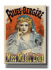 'Folies-Bergere,Miss Mabel Love (1895)' by Epic Portfolio, Giclee Canvas Wall Art