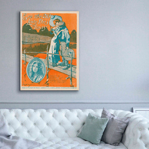 Image of 'Ere The Old Love Dies Away (1900)' by Epic Portfolio, Giclee Canvas Wall Art,40x54
