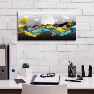 Epic Graffiti'The Silky Mountains' by Epic Portfolio, Giclee Canvas Wall Art,24 x 12