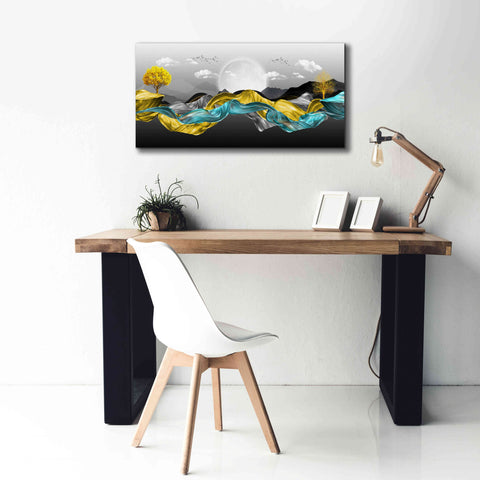 Image of Epic Graffiti'The Silky Mountains' by Epic Portfolio, Giclee Canvas Wall Art,40 x 20
