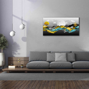 Epic Graffiti'The Silky Mountains' by Epic Portfolio, Giclee Canvas Wall Art,60 x 30