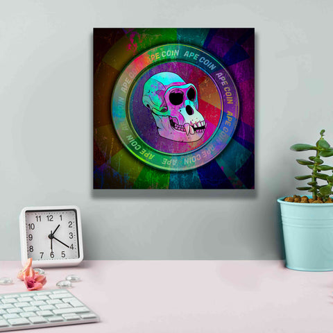 Image of 'Ape Crypto Coin' by Epic Portfolio, Canvas Wall Art,12 x 12