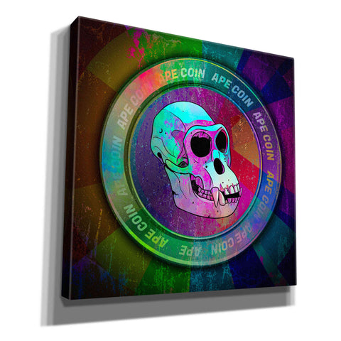 Image of 'Ape Crypto Coin' by Epic Portfolio, Canvas Wall Art