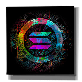 'Solana Crypto Giga Coin' by Epic Portfolio, Canvas Wall Art