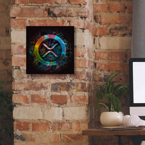 Image of 'XRP Crypto Giga Coin' by Epic Portfolio, Canvas Wall Art,12 x 12