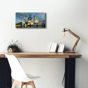 'Vienna Austria Karlskirche' by Pedro Gavidia, Canvas Wall Art,24 x 12