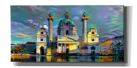 Image of 'Vienna Austria Karlskirche' by Pedro Gavidia, Canvas Wall Art