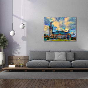 'The Hague Netherlands Peace Palace' by Pedro Gavidia, Canvas Wall Art,54 x 40