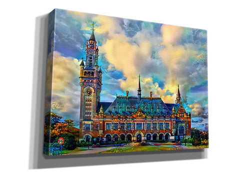 Image of 'The Hague Netherlands Peace Palace' by Pedro Gavidia, Canvas Wall Art