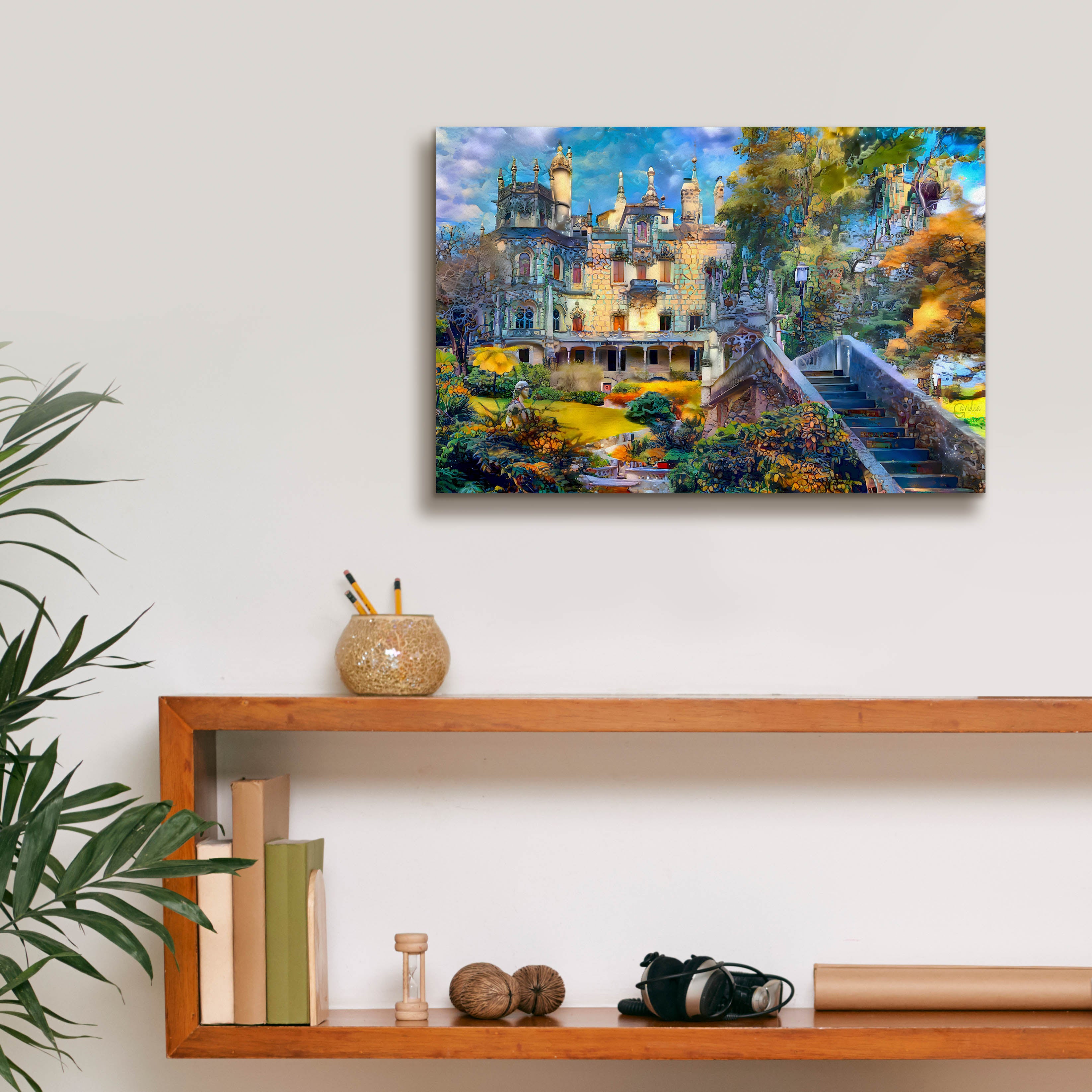 'Sintra Portugal Quinta de Regaleira' by Pedro Gavidia, Canvas Wall Art,18 x 12