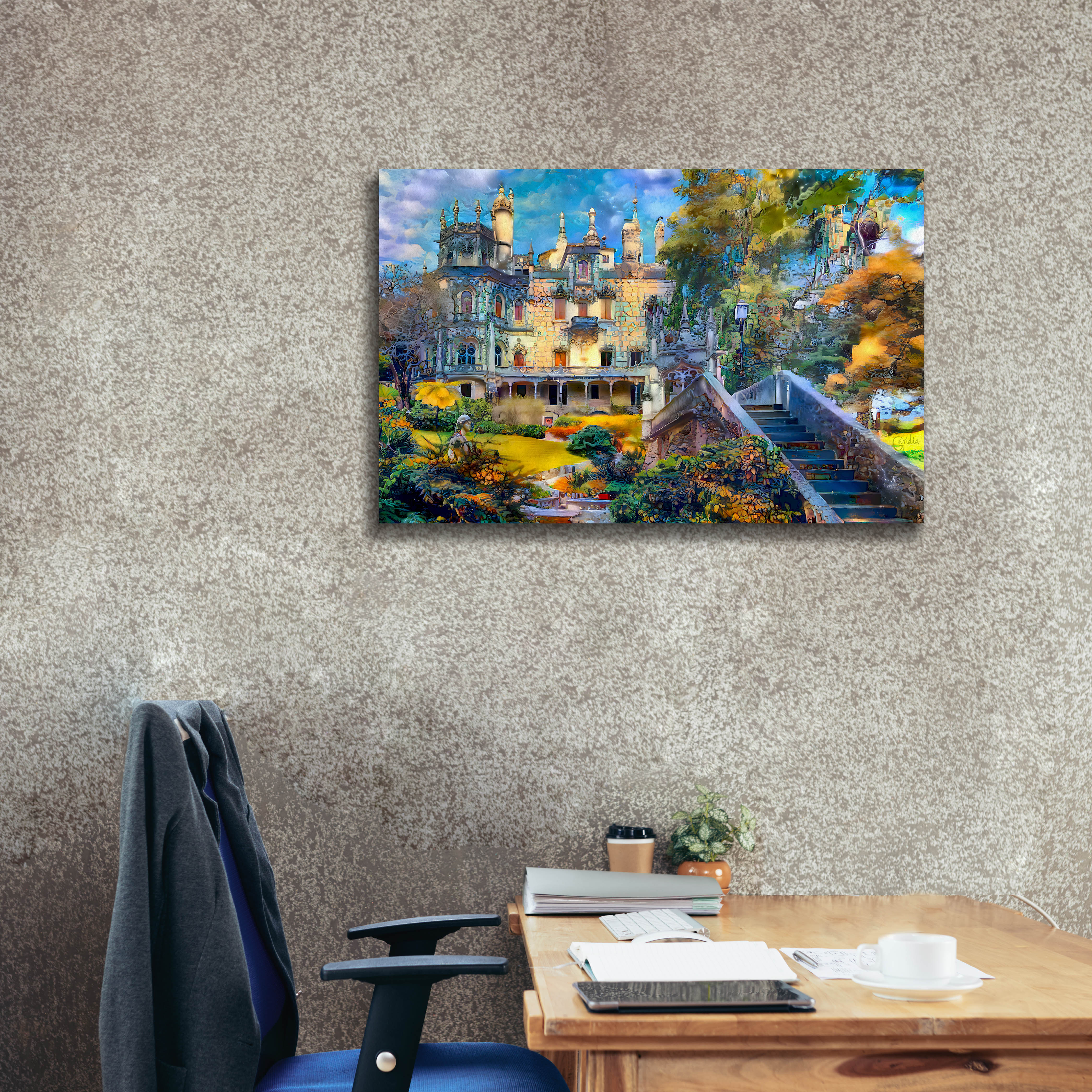 'Sintra Portugal Quinta de Regaleira' by Pedro Gavidia, Canvas Wall Art,40 x 26