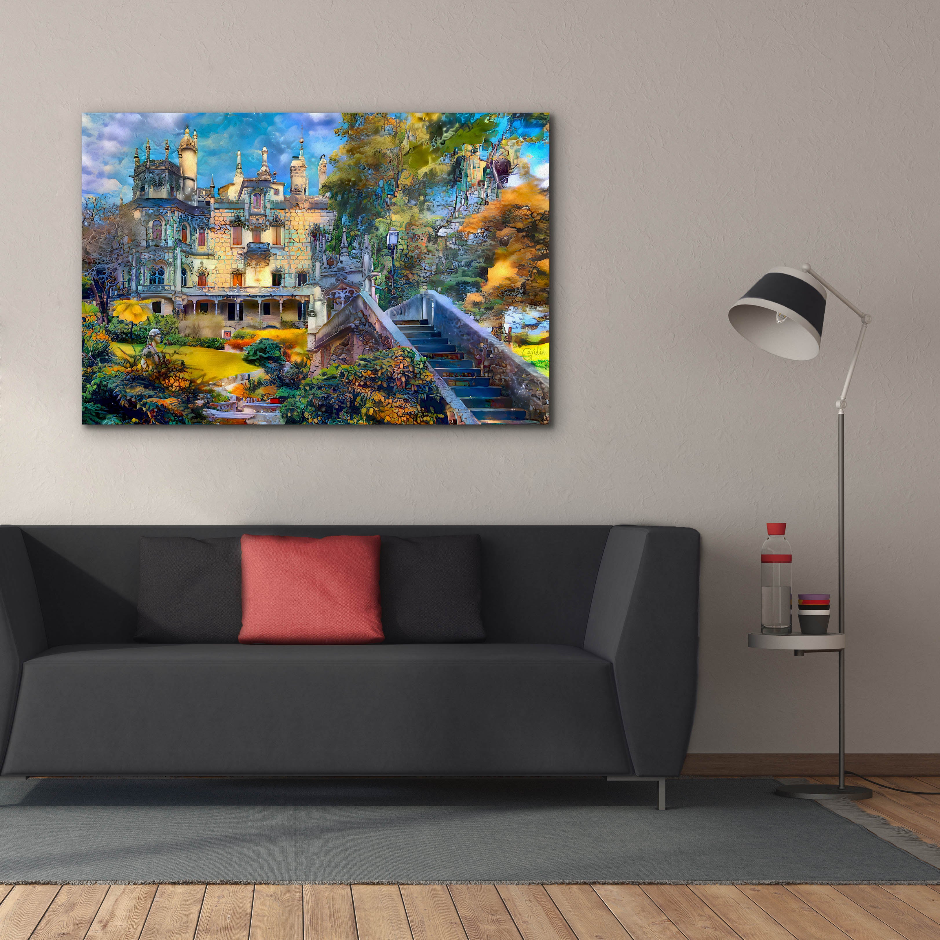 'Sintra Portugal Quinta de Regaleira' by Pedro Gavidia, Canvas Wall Art,60 x 40