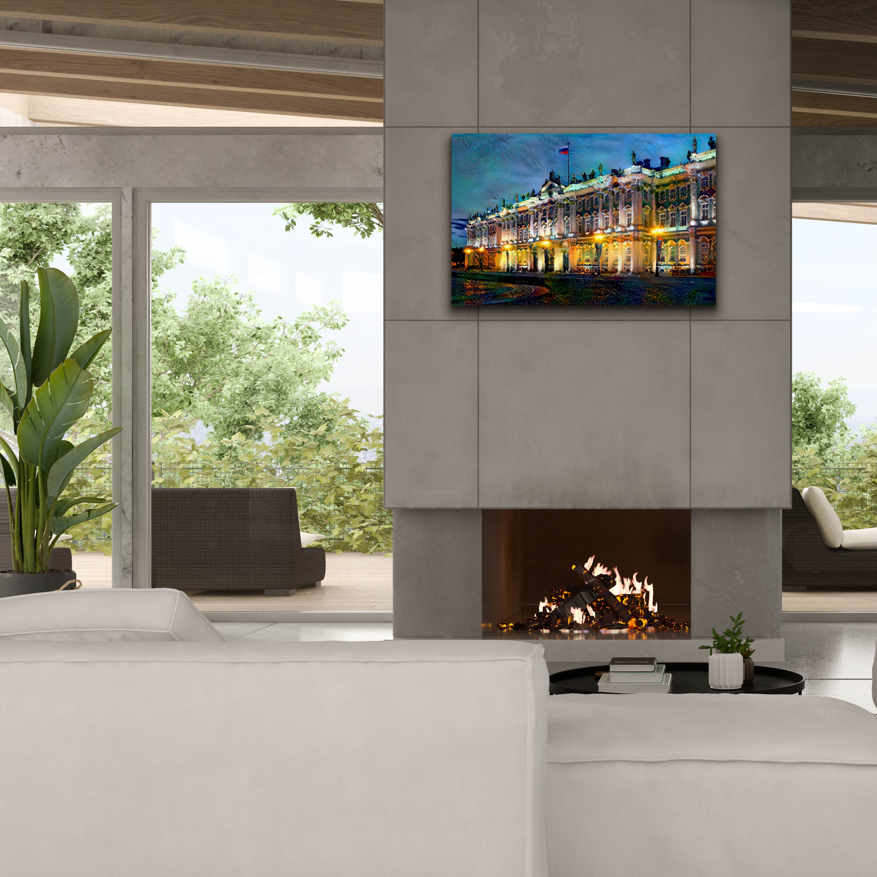 'Saint Petersburg Russia Hermitage Museum' by Pedro Gavidia, Canvas Wall Art,40 x 26