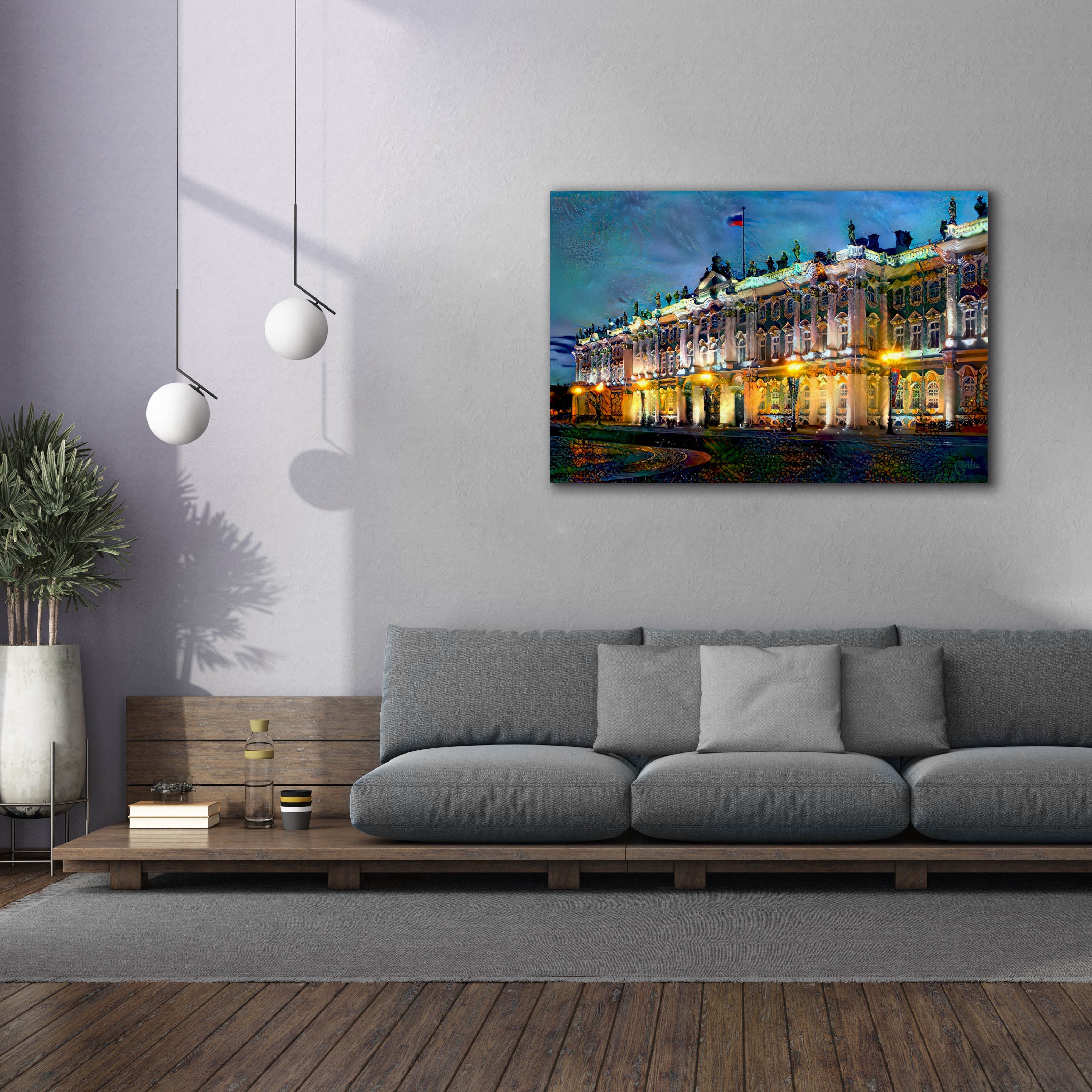'Saint Petersburg Russia Hermitage Museum' by Pedro Gavidia, Canvas Wall Art,60 x 40