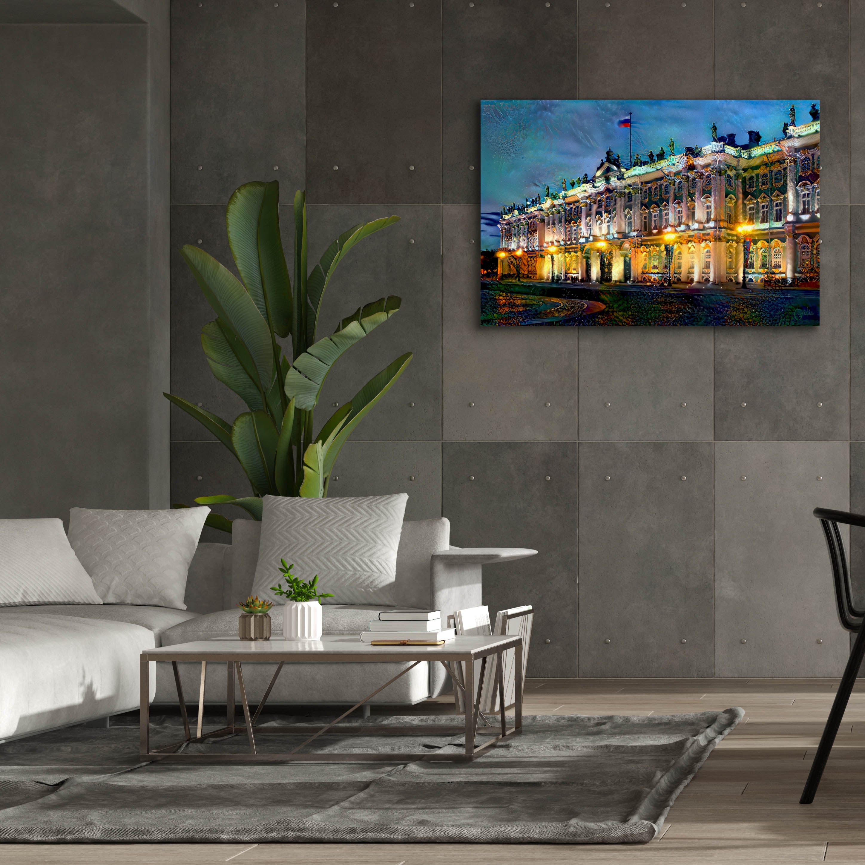 'Saint Petersburg Russia Hermitage Museum' by Pedro Gavidia, Canvas Wall Art,60 x 40