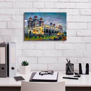 'Mysore India Royal Palace' by Pedro Gavidia, Canvas Wall Art,18 x 12