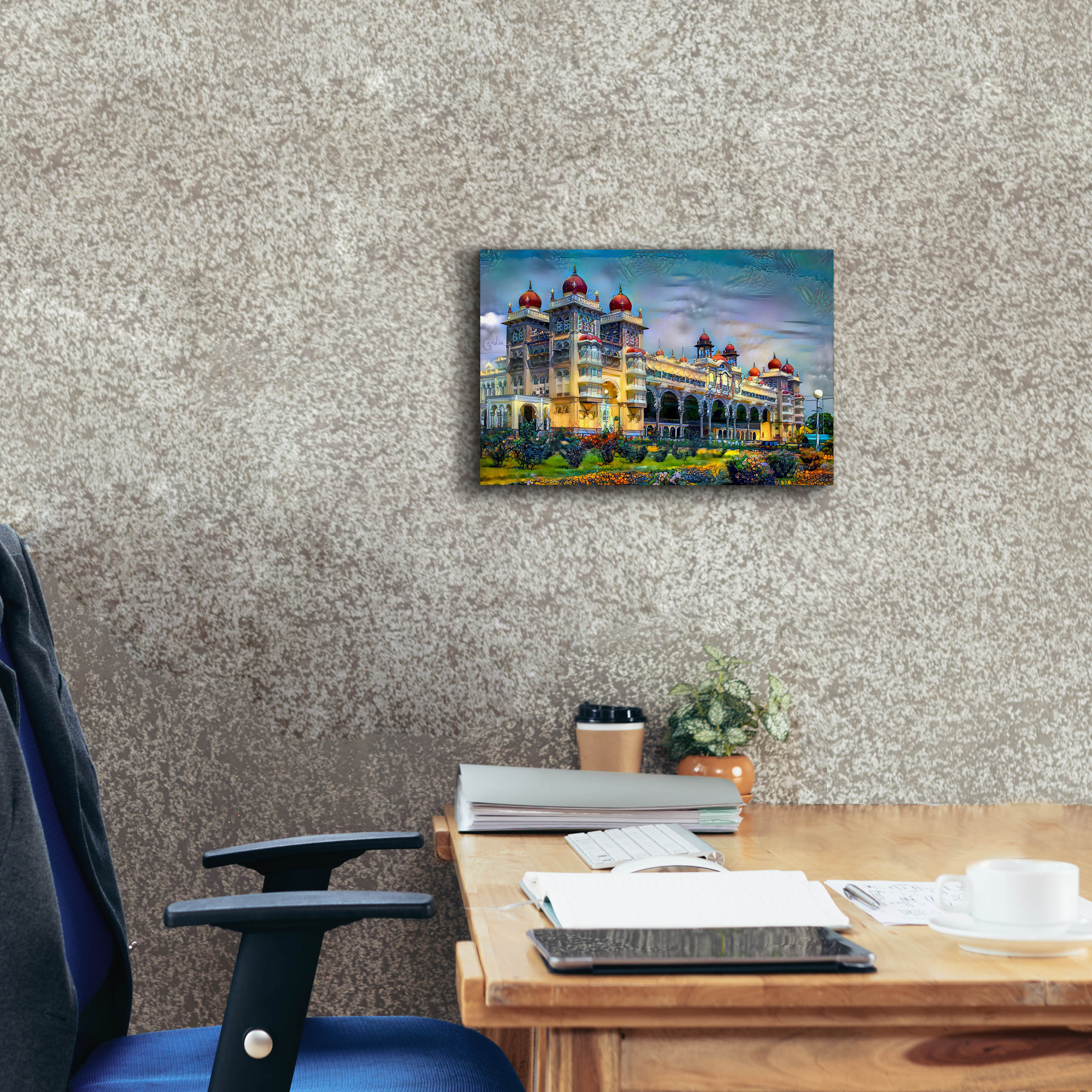 'Mysore India Royal Palace' by Pedro Gavidia, Canvas Wall Art,18 x 12